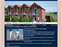 Tablet Screenshot of ferienhaus-in-dangast.de